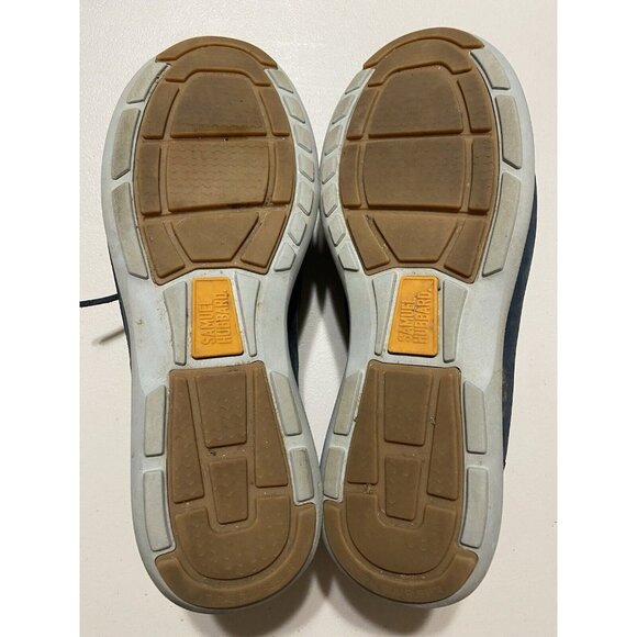 Samuel Hubbard Loafers Men Size 10.5 Leather Shoes New Endeavor  Driftwood Blue